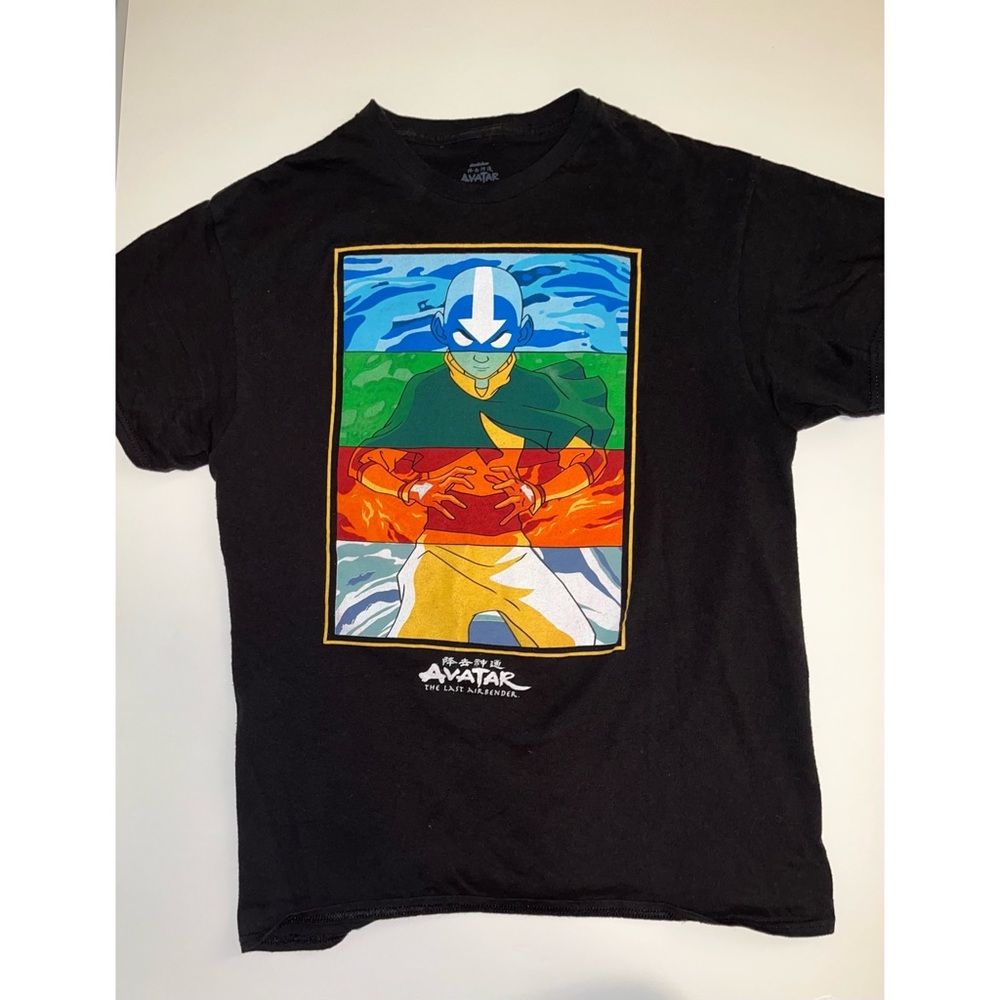 avatar the last airbender four elements aang tee shirt